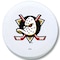 Holland Bar Stool Co 37 x 12.5 Anaheim Ducks Tire Cover TCH1AnaDksWT - alternate 1