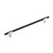 Amerock Urbanite 10-1/16 in 256 mm Center-to-Center Polished Chrome/Brushed Matte Black Cabinet Pull BP77825626BMB - alternate 1
