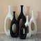 Uniquewise 44-Inch Frosted Black Fiberglass Tall Floor Vase - Decorative Vase for Modern Home Decor QI004676.L - alternate 6