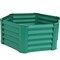 Homeroots 16in X 41in Green Steel Hexagon Planter Box 668466 - alternate 1
