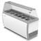 Koolmore 70 in. 12 Tub Ice Cream Dipping Cabinet Display Freezer with Sliding Glass Door and Sneeze Guard KM-ICD-71SD-FG - alternate 3