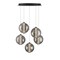 Euf Atomo, Chandelier, 5-Light, 26", Matte Black, Smoked Glass 45737-039 - alternate 2