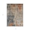 Homeroots 8' X 10' Khaki Gray And Copper Abstract Washable Indoor Outdoor Area Rug 606113 - alternate 3