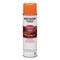 Rust-Oleum IC M1400 Water-Based Construction Marking Paint, Gloss Fluorescent Orange, 17 oz Aerosol Can, 12PK 264697 - alternate 1