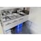 Fuel Stickers Wash Rinse Sanitize Sink Labels, Brushed, 3 Compartment Sink Stickers, 6in x 2in, 1 Set, PR WRS-BRUSHED-1 - alternate 3