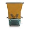 Picnic Time Family Of Brands On The Go Roll-Top Backpack Cooler, Mustard Yellow with Gray & Blue Accents 616-00-145-000-0 - alternate 3