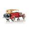 Homeroots 5" Red Metal Hand Painted Model Car Tabletop Sculpture 401114 - alternate 2
