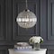 Jonathan Y Georgina 16" Crystal/Metal LED Pendant, Antique Brass JYL6110B - alternate 6