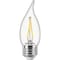 Signify Ultra Definition 40W Equivalent Daylight BA11 Medium LED Decorative Light Bulb, 3PK 564948 - alternate 3