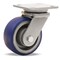 Hamilton Workhorse Swivel Caster, 5" x 2" Ergo-Glide Wheel (85A), 1/2" Precision Tapered Bearings S-WH-5SPT - alternate 1