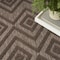 Homeroots 6' X 9' Dark Brown And Light Brown Geometric Indoor Outdoor Area Rug 550157 - alternate 5
