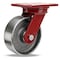 Hamilton Heavy Service Swivel Caster, 6" x 2" Forged Steel Wheel, 1/2" Precision Tapered Bearing S-HS-6FST - alternate 1