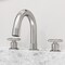 Vigo Wythe Two Handle Three-Hole Widespread Bathroom Faucet in Brushed Nickel VG01306BN - alternate 4