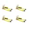 Mytee Products 3inX30ft Ratchet Straps w/flat hook, WLL 5,000 Trailer Tie Down - Yellow, 4PK RS330x4 - alternate 1