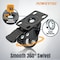 Powertec 2in Caster Wheels Set, 2 w/ Brake, 350 lbs Cap. 360° Swivel, Plate Mounted, PU Castor Wheels 17219 - alternate 4