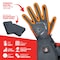 Actionheat 5V Slim-Fit Fleece Battery Heated Gloves, Women's, Grey, L 810058853677 - alternate 3