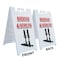 Signmission Shocks&Struts, A-Frame & 2 Decals Installed, Heavy-Duty Plastic Frame SBHD-D-2436-Shocks&Struts - alternate 3