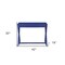 Homeroots 42" Blue Writing Desk 491530 - alternate 3
