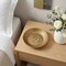 Homeroots 10in Gold Cast Iron Hammered Handmade Round Trinket Tray 634789 - alternate 2