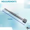 A2Z Scilab Lab Paddle Forceps with Wide Square Serrated Pads Stainless Steel Lab Tweezers - 6 inches A2Z-ZR1140 - alternate 2