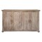 Homeroots 72" Sand Solid and Manufactured Wood Distressed Credenza 527097 - alternate 1