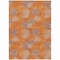 Homeroots 9' X 12' Orange Silver And Peach Polka Dot Washable Indoor Outdoor Area Rug 614687 - alternate 2