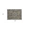 Homeroots 2' X 3' Taupe and Dark Taupe Oriental Washable Non Skid Indoor Outdoor Area Rug 563790 - alternate 2