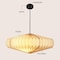Jonathan Y Nolan 21.3 in. Modern Vintage Honeycomb Shade LED Pendant Light, Natural JYL9100B - alternate 3