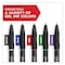 Sharpie S-Gel High-Performance Gel Pen, Retractable, Medium 0.7 mm, Assorted Ink Colors, Black Barrel, 4PK 2096174 - alternate 4