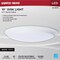 Satco Nuvo 10'' White 75W Equivalent LED CCT-Selectable Disk Flush Mount Ceiling Light Fixture 62/1811 - alternate 4