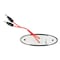 Grote Lighting M5 Series LED Clearance Marker Lights, Red, Oval, Chrome Plated, Polycarbonate,  47922 - alternate 2