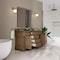 James Martin Vanities Brookfield 60 in. Double Vanity, Pecan w/ 3 CM Parisien Bleu Silestone Top 547-V60D-PCN-3PBL - alternate 3
