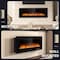 Edendirect 42 in. Freestanding Smart Electric Fireplace in Black, with Wall Mount, Adjustable Brightness, Remote ZR-49718673340 - alternate 4