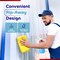 Bluewave Magic Micro Dispenser Box - Multifold Microfiber Cleaning Cloths 12x12 Yellow, 50PK 24214Y - alternate 6