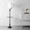 Jonathan Y Cora 60" Modern Metal LED Floor Lamp with Integrated Glass Side Table and Swing Arm, Black JYL3055D - alternate 3