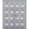 Sartodoors Sliding Closet Double Bi-fold Doors Grey Solid Core Modern Interior VEREGIO7455DBF-GRE-96 x 96 (4* 24x96) - alternate 1