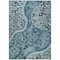 Homeroots 8' X 10' Teal Blue And Dark Green Floral Medallion Washable Indoor Outdoor Area Rug 603200 - alternate 2