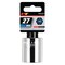 Perform Tool Socket 1/2 In Drive; 27 mm; Metric; 6 Point; Polished Nickel Chrome Plated; Vanadium Alloy Steel W32227 - alternate 2