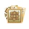 Homeroots 8" X 8" Vintage Beige And White Peel And Stick Removable Tiles 390907 - alternate 2