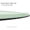 Fab Glass And Mirror 56in. Clear Round Glass Table Top, 1/2in. Thickness Tempered Beveled Edge Polished 56RT12THBEAN - alternate 3