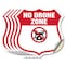 Signmission No Drone Shield Sign No Drone Zone From, 6 inch X 6 inch, Vinyl Decal, 5PK SHI-D-5PACK-6-392 - alternate 1