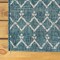 Jonathan Y Ourika Moroccan Geometric Textured Weave Teal/Gray 2 ft. x 10 ft. Indoor/Outdoor Runner Rug SMB108C-210 - alternate 3