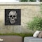 Trademark Fine Art Outdoor Canvas Art Ali Gulec 'Marble Skull' Wall Art for Patios, or Gardens GRL00013-OC2424WR - alternate 3