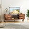 Simple Deluxe InfiniPower TV Stand for 55 60 inch TV Entertainment Center with Storage Mid Century Modern Televis 3A88TVS001BRN01 - alternate 2