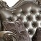 Homeroots 70in Silver And Platinum Faux Leather Loveseat and Toss Pillows 515708 - alternate 5