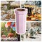 Happimess Fleur 25-Gallon Disposable Corrugated Cardboard Event Trash Can and Recycling Bin, Bridal Pink, 2PK HPM1301D-SET2 - alternate 1