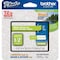Brother Label, White/Lime Green, .47" x 16.4 ft. TZEMQG35G - alternate 1