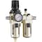 Vevor Air Compressor Filter Regulator Lubricator 3/8 in NPT Semi-Auto 145PSI Max AC3010-03 - alternate 1