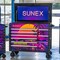 Sunex Retro Designed Juic’D Box 50 in 7 Drawer Powered Cart - Black 8065PCBKRETRO - alternate 3