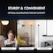 Newhouse Lighting 71 in. Black Floor Lamp NHFL-CH-BK - alternate 3